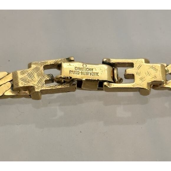 Vintage Givenchy Black Enamel/Rhinestones/Gold Necklace/Earrings/Pin SET - Picture 4 of 7